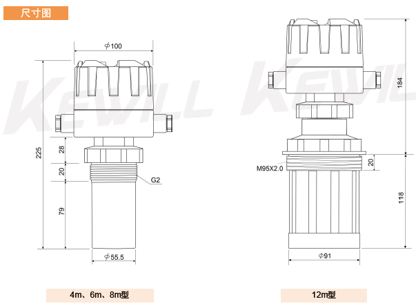 LUD20超聲波液位計結(jié)構(gòu)圖